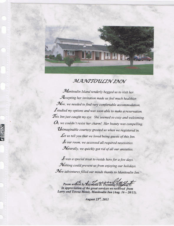 Manitoulin Inn Mindemoya Buitenkant foto
